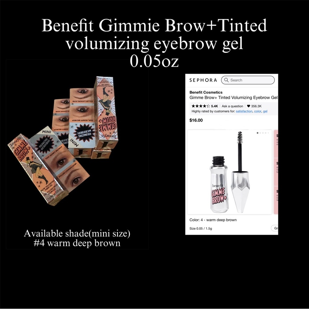 Benefit Gimme Brow+ Tinted Eyebrow Gel